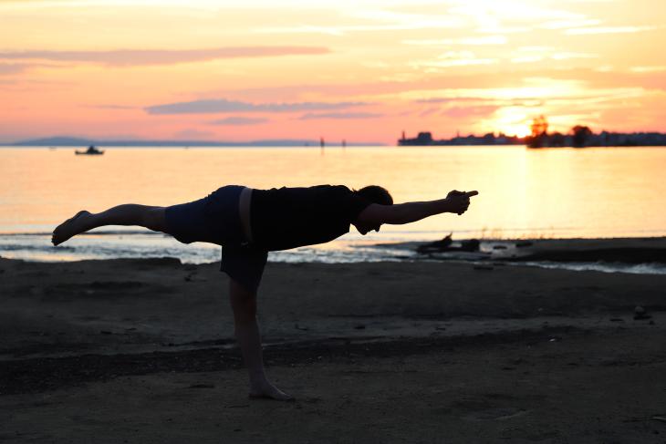 Boccia Sonnenuntergang